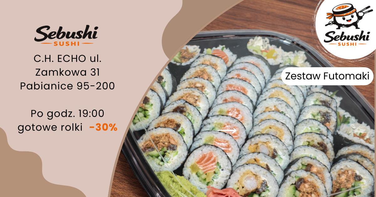 Zestaw futomaki · Sebushi Sushi